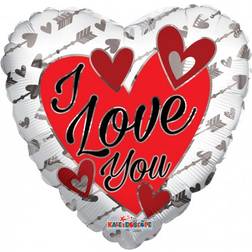 Globosnordic Foil Ballon I Love You Arrows