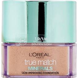 L'Oréal Paris True Match Mineral Foundation SPF19 1D/1W Ivoire Dor