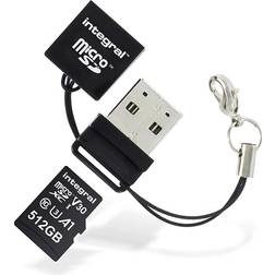 Integral USB 2.0 Card Reader for microSD