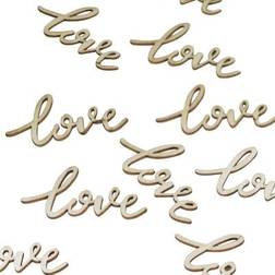 Ginger Ray Confetti Love Words Gold 25-pack