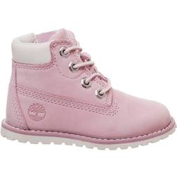 Timberland Toddler Pokey Pine 6-Inch Boots - Light Pink Nubuck