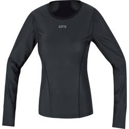 Gore Bike-Wear Camiseta Interior Wear Windstopper Manga Larga Negro Mujer - Black