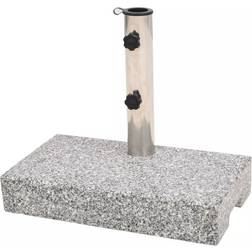 vidaXL Parasol Base Granite Rectangular 25 kg 25kg