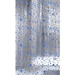 Kleine Wolke Bubble Rideau De Douche Bleu 180 x 200 cm