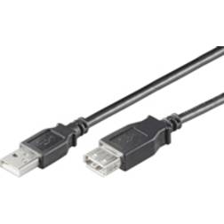 MicroConnect USB A - USB A M-F 2.0 0.3m