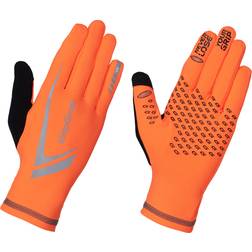 GripGrab Running Expert Hi-Vis Gloves - Orange Hi-Vis