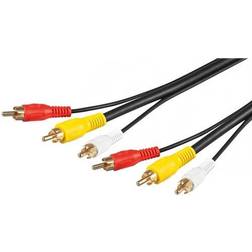 Goobay Gold 3RCA - 3RCA 15m