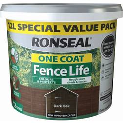 Ronseal One Coat Fence Life Träfärg Brun 12L