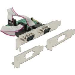 DeLock PCI Express Card 2 x Serial RS-232 High Speed 921K with Voltage Supply