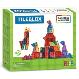 Magformers Tileblox Rainbow 104pc Set