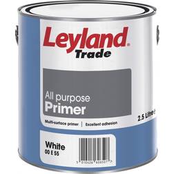 Leyland Trade All Purpose Primer Metal Paint, Wood Paint White 2.5L