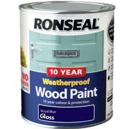 Ronseal 10 Year Weatherproof Holzfarbe Blau 0.75L