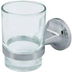 Spirella Vaso Para Fijar Vidrio Y Acero Lagune Cromo Transparente