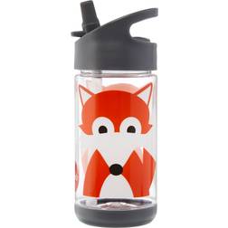 3 Sprouts Water Bottle Gray Fox