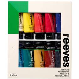 Reeves Acrylic Paint Set 10 X 75ml