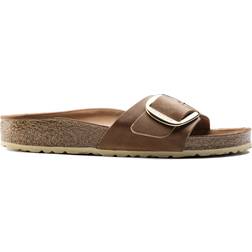 Birkenstock Madrid Big Buckle Oiled Leather - Cognac