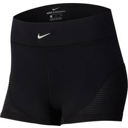 Nike Pro AeroAdapt 8cm Shorts Women - Black/Metallic Silver