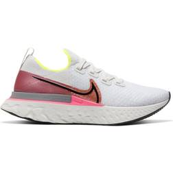 NIKE React Infinity Run Flyknit W - Platinum Tint/Pink Blast/Total Orange/Black