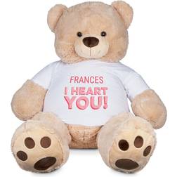 Teddy Bear with T-shirt with Print 135cm