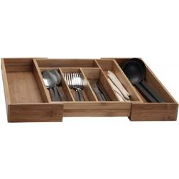 Excellent Houseware Bandeja Bambu 34x5x29 cm Organizador de cubiertos