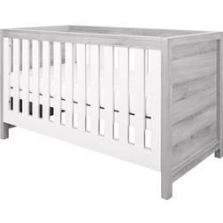 Tutti Bambini Modena 3 in 1 Cot Bed Grey Ash/White 29.5x58.3"
