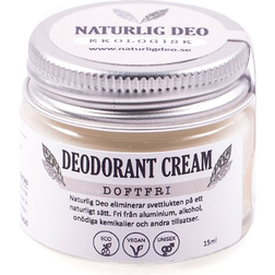 Naturlig Deo Ekologisk Deo Cream Doftfri 15ml