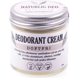 Naturlig Deo Ekologisk Deo Cream Doftfri 60ml