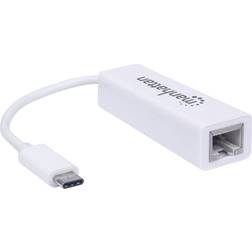 Manhattan USB C-RJ45 M-F