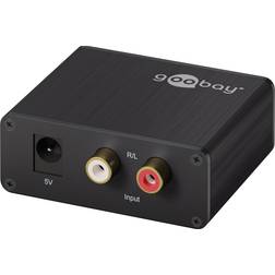 Goobay 58966 Convertisseur Audio Analogique/Numérique Noir