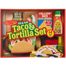 Melissa & Doug Fill & Fold Taco & Tortilla Set