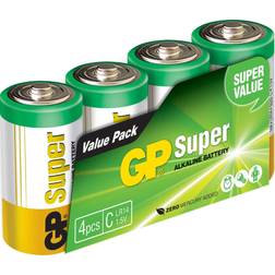 GP Batteries C Super Alkaline 4-pack