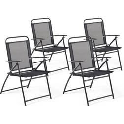 Beliani Livo 4-pack Silla de jardín para comedor