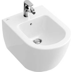 Villeroy & Boch Bidet Subway 2.0 540000 375x565mm, 1 Hahnloch, mit Überlauf