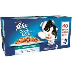 Purina Felix As Good As it Looks Ocean Feasts in Jelly 40x100g