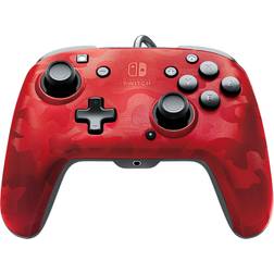 PDP Faceoff Deluxe Audio Wired Red Camo Controller Nintendo Switch (500-134-NA-CM04)