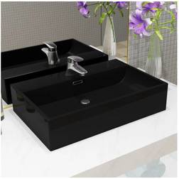 vidaXL Lavabo Con Orificio Para Grifo 60,5 x 42,5 x 14,5 cm