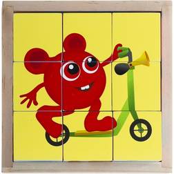 Teddykompaniet The Bubbles Block Puzzle 9 Bitar