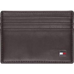 Tommy Hilfiger Eton Leather Card Holder - Brown