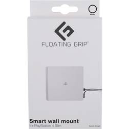 Floating Grip PS4 Slim Console Wall Mount - White