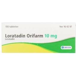 Loratadin Orifarm 10mg 100 st Tablett