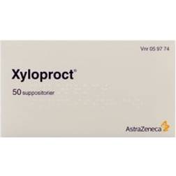 Xyloproct 60mg/5mg 50 st Stolpiller