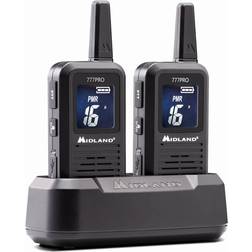 Midland Walkie talkie 777 PRO, discreto, elegante y resistente