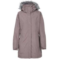 Trespass San Fran Waterproof Parka Jacket - Dusty Heather