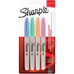 Sharpie Fine Point Permanent Marker Assorted 4 Pack