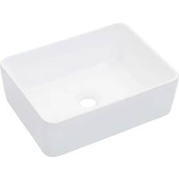 vidaXL Lavabo 40x30x13 cm Céramique Blanc