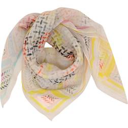 Lala Berlin Tørklæde Cube Holographic Pastel Scarf S - Multicolor