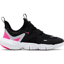 Nike Free RN 5.0 GS - Black/Hyper Pink/Anthracite/Metallic Silver