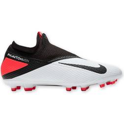 Nike Phantom Vision 2 Academy Dynamic Fit MG M - White/Laser Crimson/Black