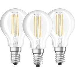 Osram Ampoule LED filament E14 4 W blanc chaud kit de 3