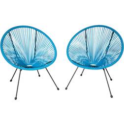 tectake Gabriella 2-pack Lounge Chair